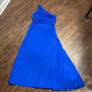 SHEIN Royal Blue One-Shoulder Dress